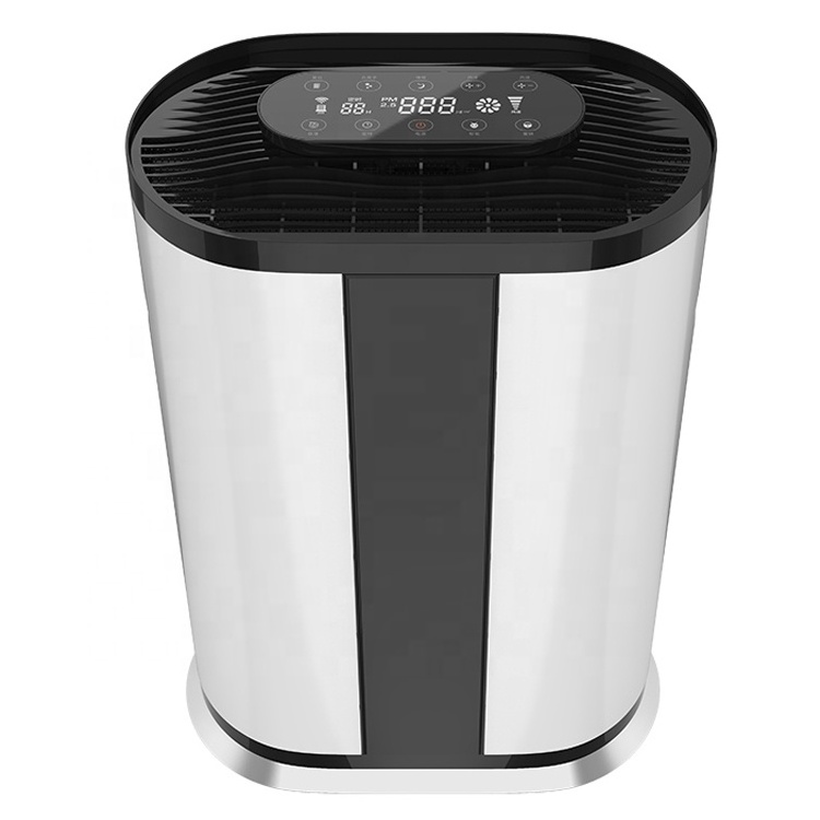 Power Saving CADR  600M3/H UV Air Filter Negative Ions Cleaner Air Purifier For Home Large Room