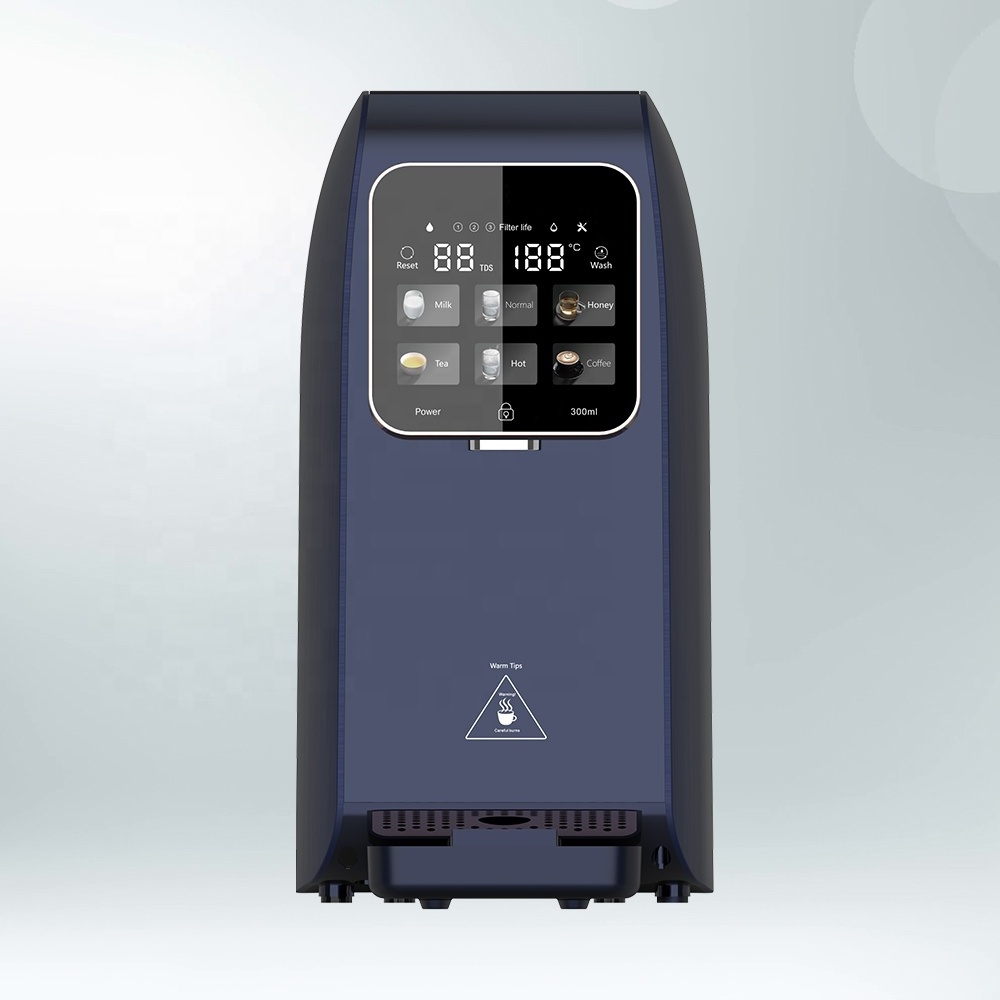 Power Saving Countertop 6-Stage Temperature-controlled Water Purifiers Dispenser With Reverse Osmosis RO Filter System