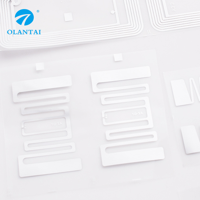 OLANTAI Custom UHF RFID Chip Self Adhesive Sticker Tag RFID Label For Airline