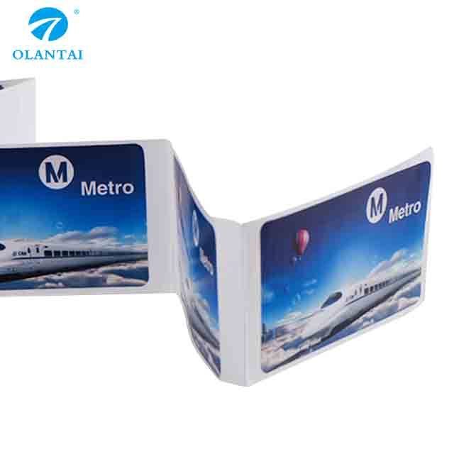 OLANTAI airline ticket thermal paper boarding pass, paper boarding pass ticket