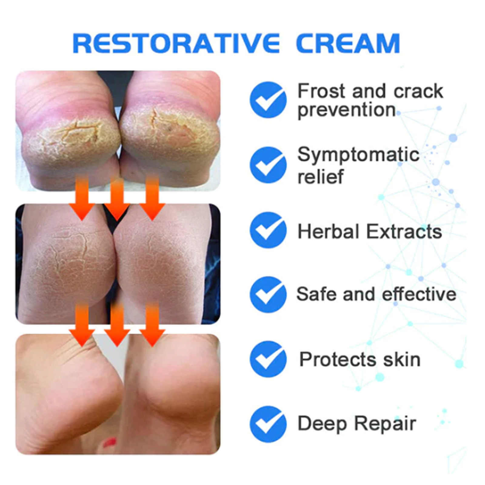 Custom logo Feet Moisturizer Professional Cracked Repair Balm Stick Foot Cream for Dry Cracked Heels