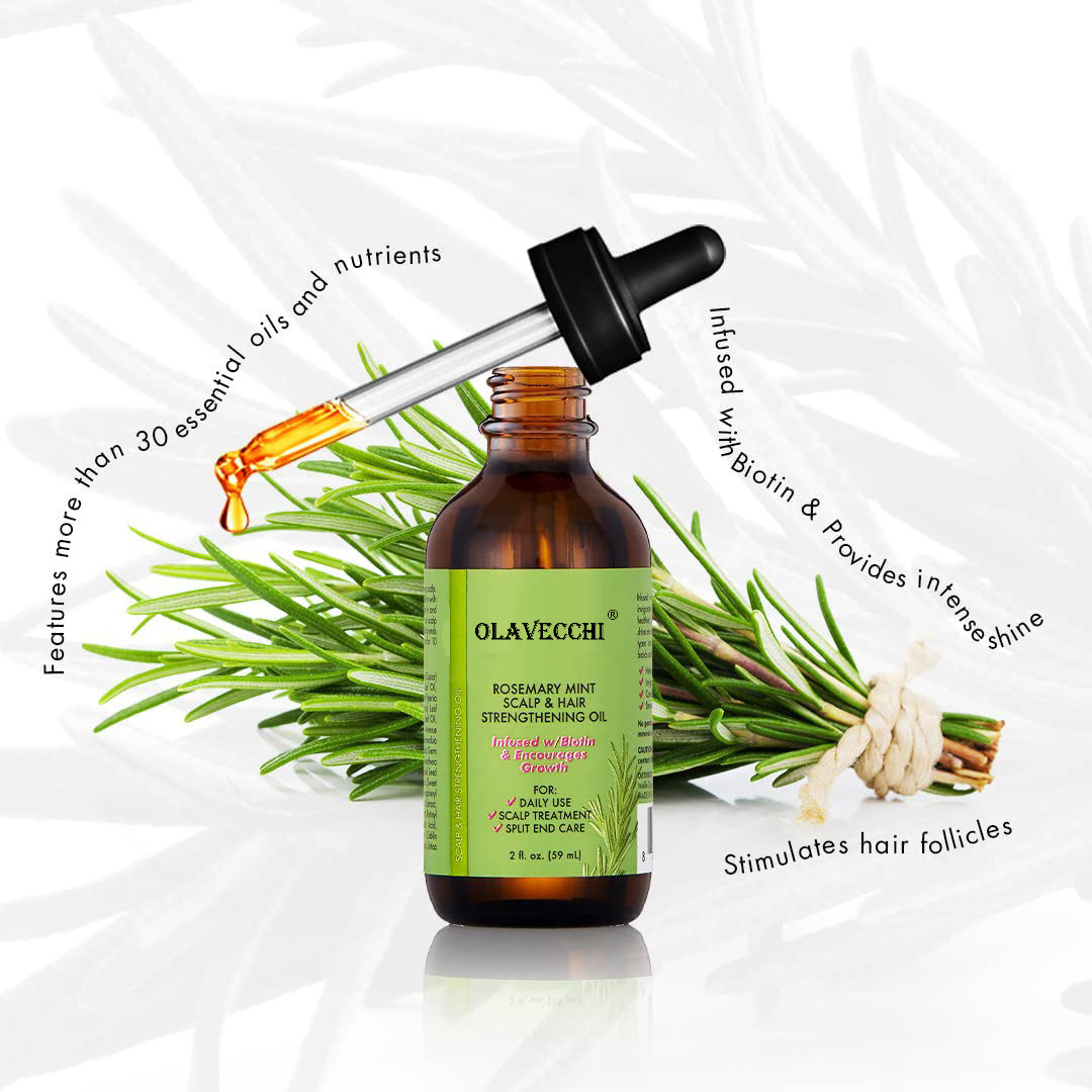 Low moq Private Label Natural Organic Rosemary Essential Oil Women Black Hair Care Products Rosemary Oil Hair Growth