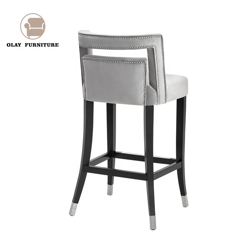 Modern wooden tiki bar stools wholesaler high quality bar stools used bar tables and chairs