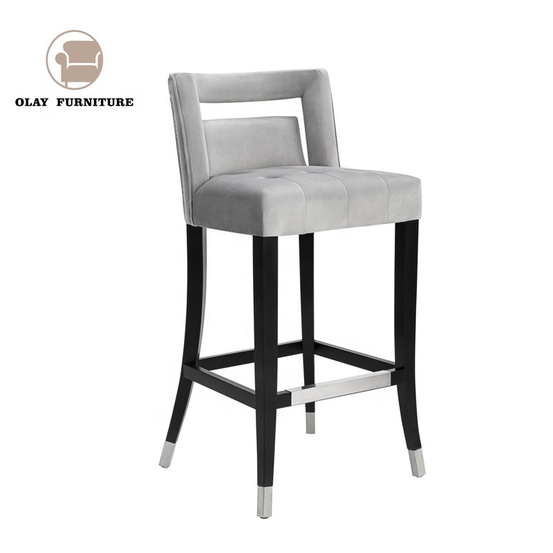 Modern wooden tiki bar stools wholesaler high quality bar stools used bar tables and chairs