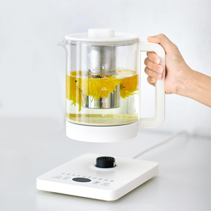 New design Electric Glass Kettle with 360 Degree Base Keep Warm Smart Health Pot Tea Maker Electric Kettle