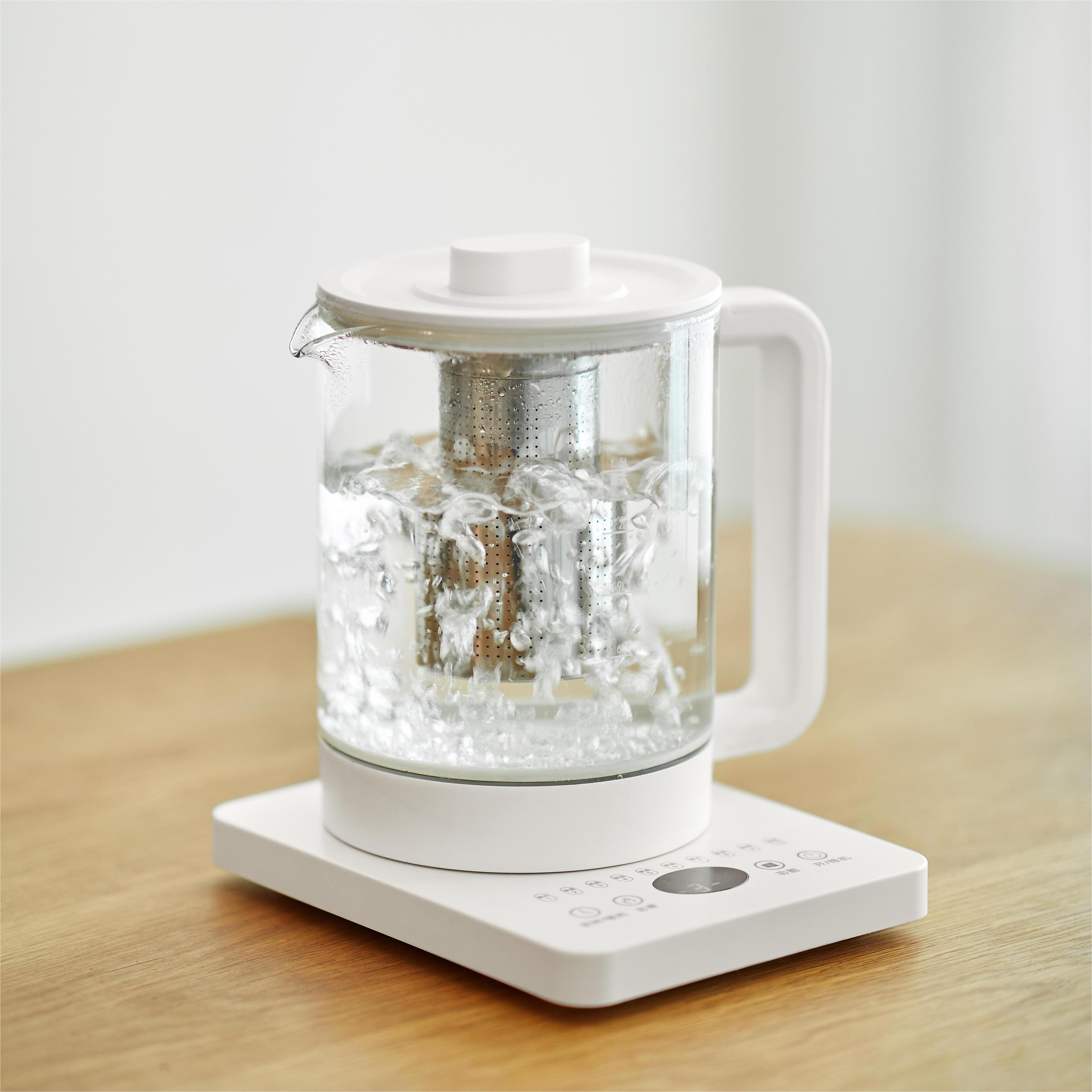 New design Electric Glass Kettle with 360 Degree Base Keep Warm Smart Health Pot Tea Maker Electric Kettle