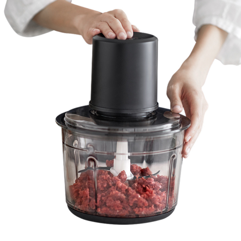 2.2L Glass Bowl Grinder for Meat vegetables Electric Food Chopper Food Processor