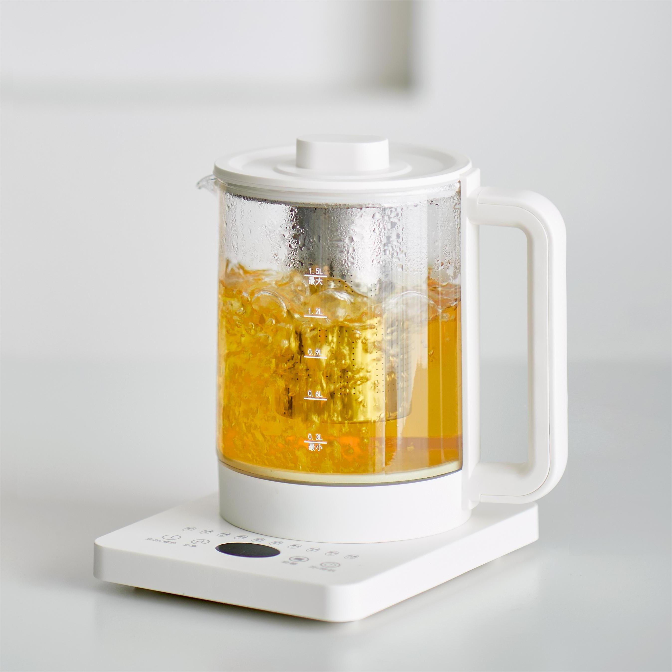 New design Electric Glass Kettle with 360 Degree Base Keep Warm Smart Health Pot Tea Maker Electric Kettle