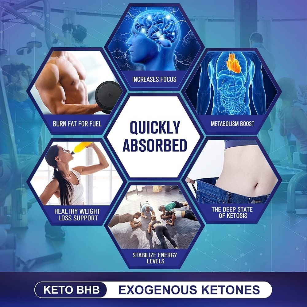 OEM BHB Keto Diet Drops Improve Immune Liquid Ketogenic Ketones Supplement Metabolism Booster Effective Appetite Weight Loss