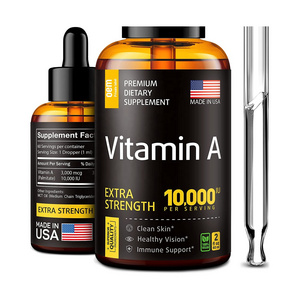 OEM Vitamin A Liquid Vitamin A Drops Immune Support Multivitamin Vitamin A Palmitate Beta Carotene Drops Eye & Immune Support