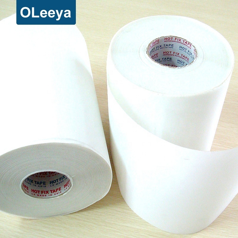 Oleeya Factory Wholesale High quality Hot Melt Adhesive Paper Transfer Film Acrylic Hotfix Tape For Hot Fix Rhinestones