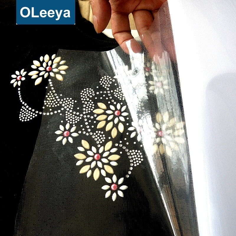 Oleeya Factory Wholesale High quality Hot Melt Adhesive Paper Transfer Film Acrylic Hotfix Tape For Hot Fix Rhinestones