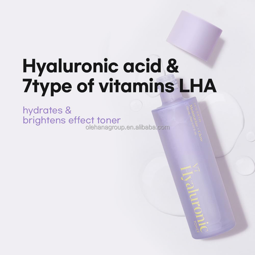 Wholesale New OEM Hydrating Hyaluronic Acid Facial Toner Cleanser Moisturizing Korean Skin Care Toner for Dry Skin