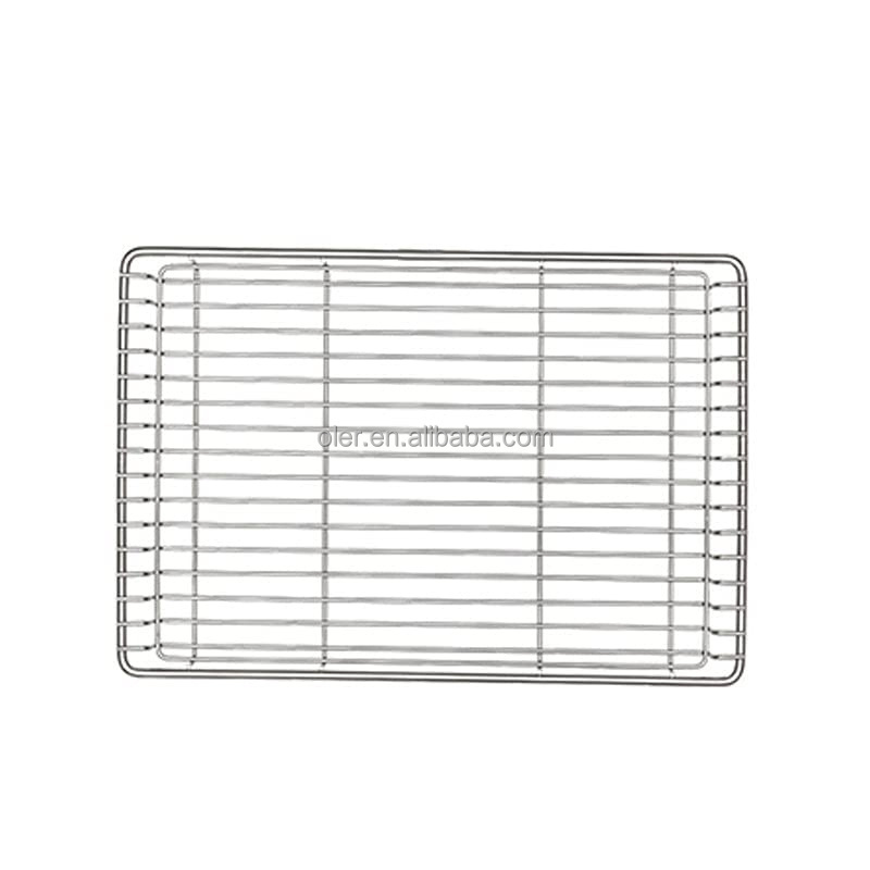 Customized Table Board Drain Basket Stainless Steel Wire Deep Mesh Tray Drainer Basket for Table for Camping