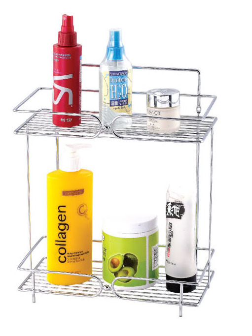 Modern Over Shower Door Hanging Storage Organizer Center Metal Bathroom Tub and Shower Caddy