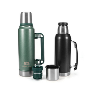 Large Capacity Outdoor Leakproof Vacuum Pot Stainless Steel water bottle Travel Pot with handle