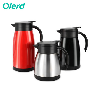 High quality coffee pot Thermal Coffee Carafe Double Wall Stainless Steel Coffee Carafes with lid