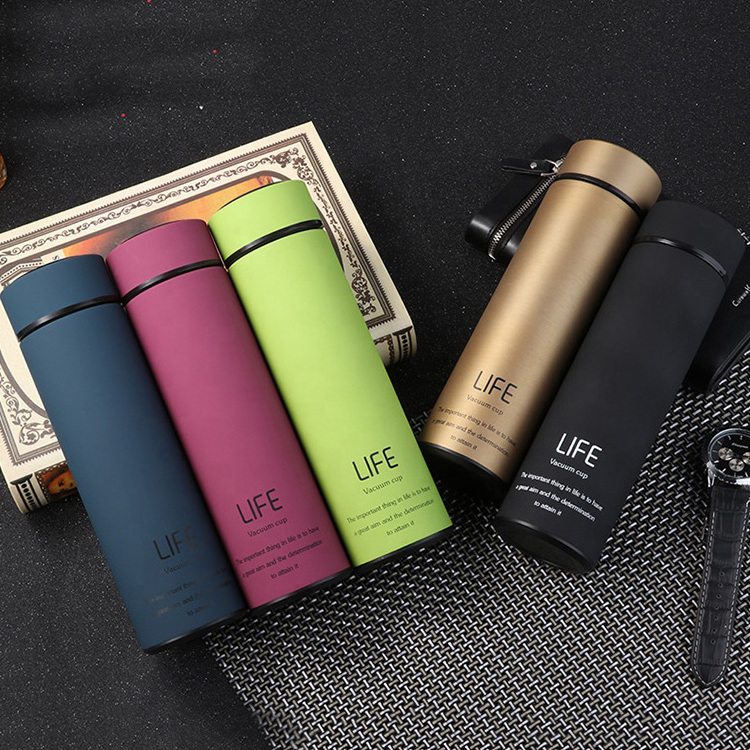 500 ml Tea Infuser Thermo Thermoses Stainless Steel Insulated Vacuum Travel Life Flask