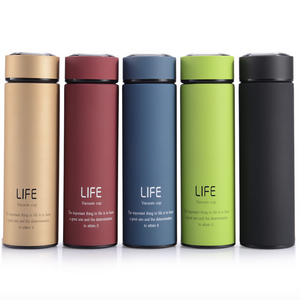 500 ml Tea Infuser Thermo Thermoses Stainless Steel Insulated Vacuum Travel Life Flask