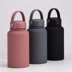 650ML Food Grade 304 Stainless Steel Vacuum Insulated Thermos Bottle With Handle Thermos Flask For Hot Tea