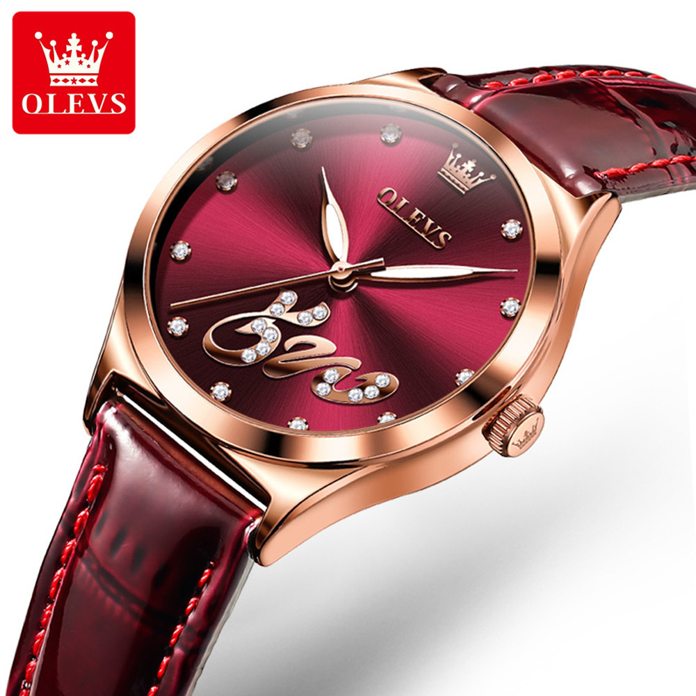 OLEVS 5581 Wholesale Brand Luxury Women Watch Jewelry Luxury Gift Box Set Fashion