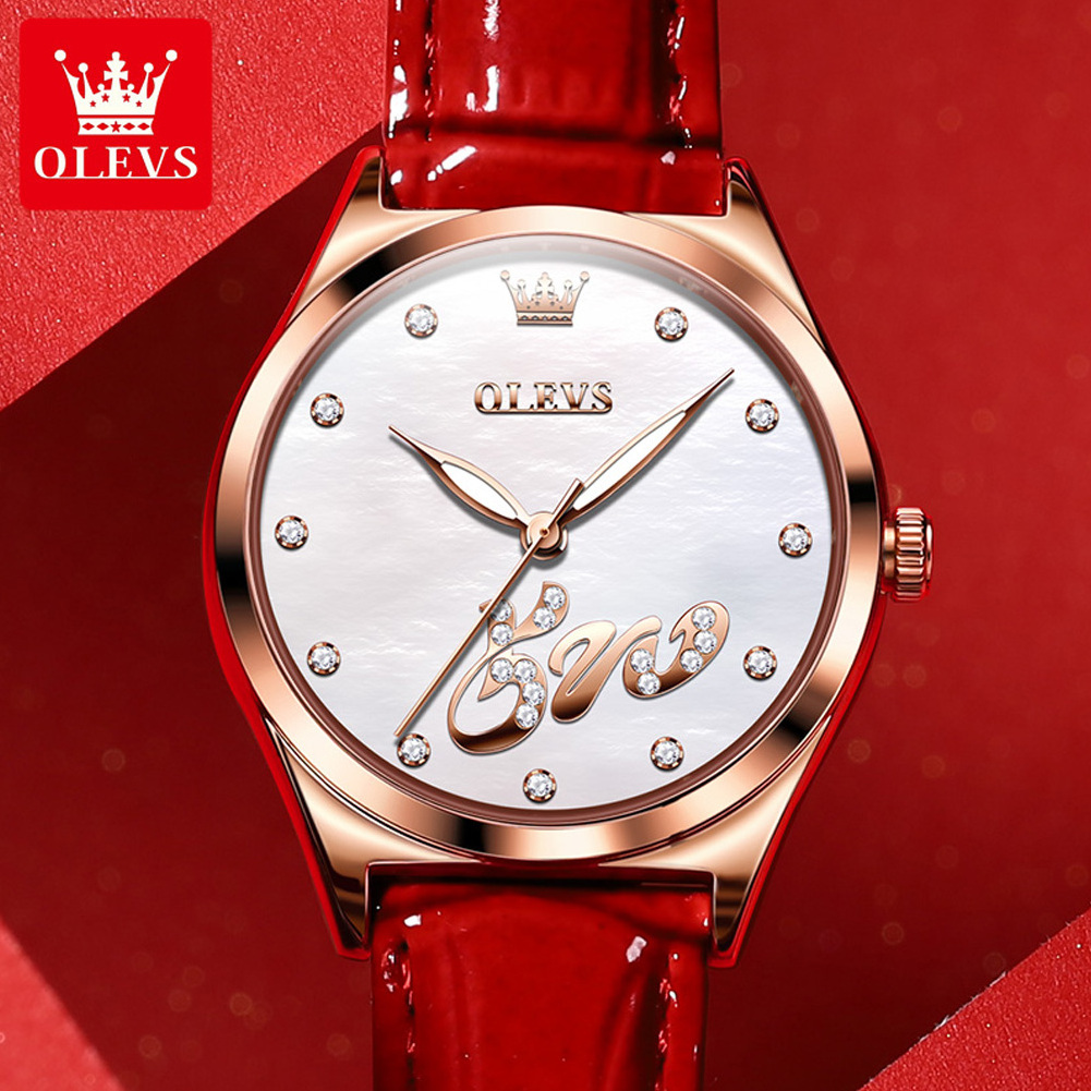 OLEVS 5581 Wholesale Brand Luxury Women Watch Jewelry Luxury Gift Box Set Fashion