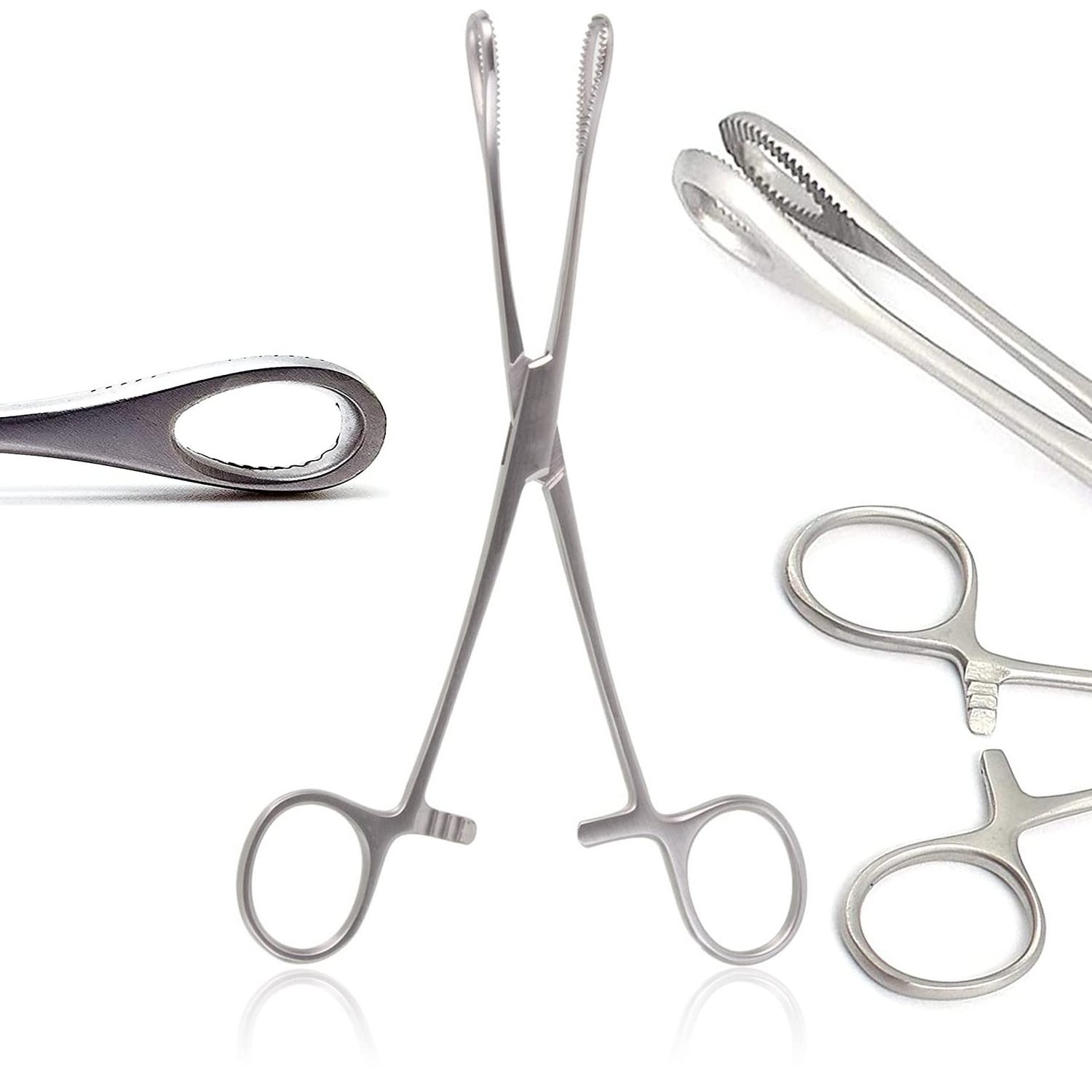 German Forester Sponge holding Forceps Slotted Body Piercing Tools Piercing Forceps High Quality