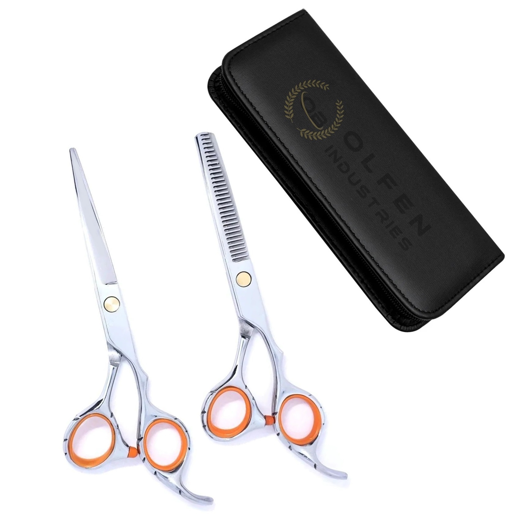 Professional Barber Hair Cutting Scissors set Hairdressing Salon Thinning Japanese steel Shears For Hair Stylist