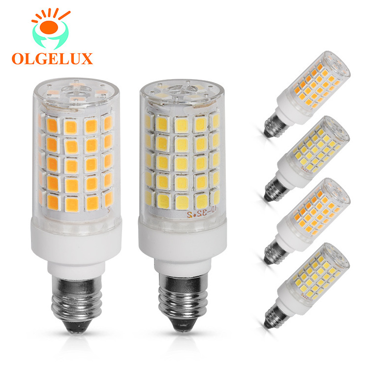 E11 Pin LED Corn Bulb with High Lumen Ceramic Body AC120V E11 Base Available in 3.2w 4.1w 4.4w 5.5w 6w