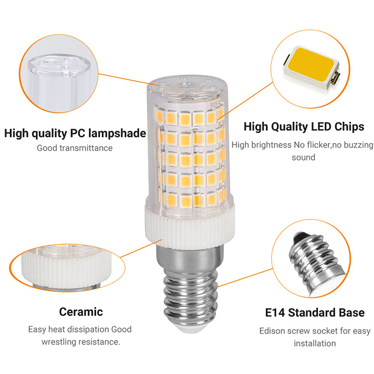 OLGELUX Hot Sale Long Life Led Bulb 3.5w 4w 4.5w 4.8w 6w 7w E14 220v Led Corn Light