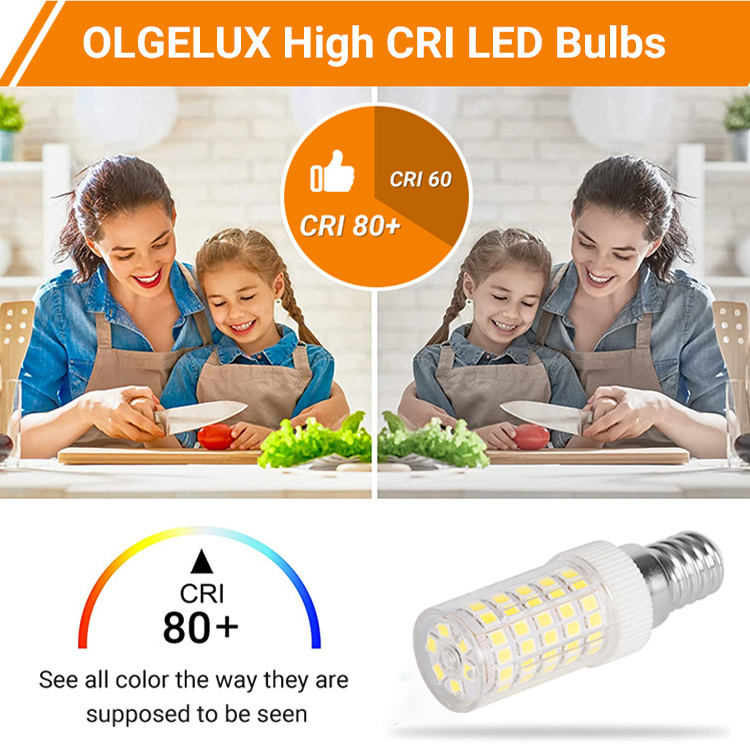 OLGELUX Hot Sale Long Life Led Bulb 3.5w 4w 4.5w 4.8w 6w 7w E14 220v Led Corn Light