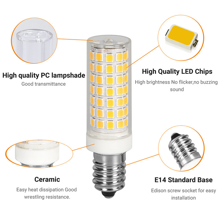 CE/RHOS/ERP Small Mini Light Led Lamp Bulb 3.5 4 4.5 4.8 6 7 Watt E14 Led Lighting Bulb