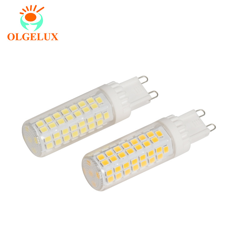 OEM/ODM High Efficiency Flicker-Free G9 Led Bulb AC120V Energy Conservation Dimmable 7W Ultra Bright 6500K Hotels Auto PC