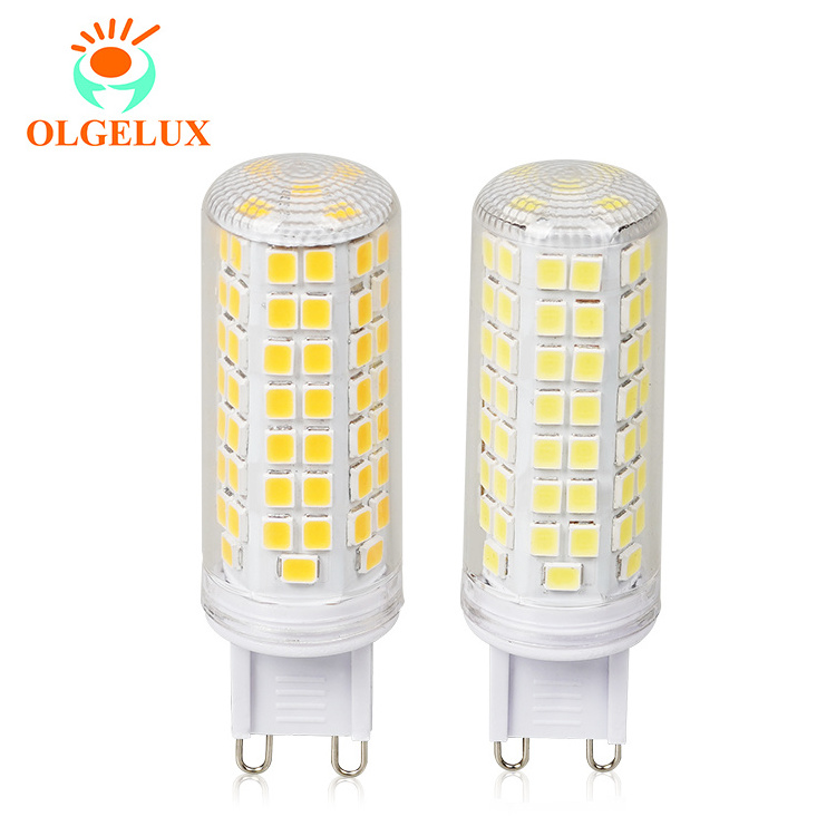 G9 LED Light Bulb  5W(50w 60W Halogen Equivalent)  Warm White 3000K LED Corn Lights for Home Lighting Chandelier Wall Sconces