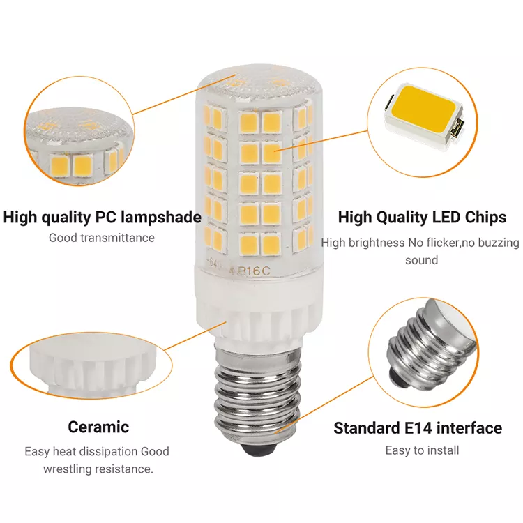 E14 Led Light Bulb 4.8W 220-240v Screw Base Led Light Bulbs 550lm  e14 led mini bulb