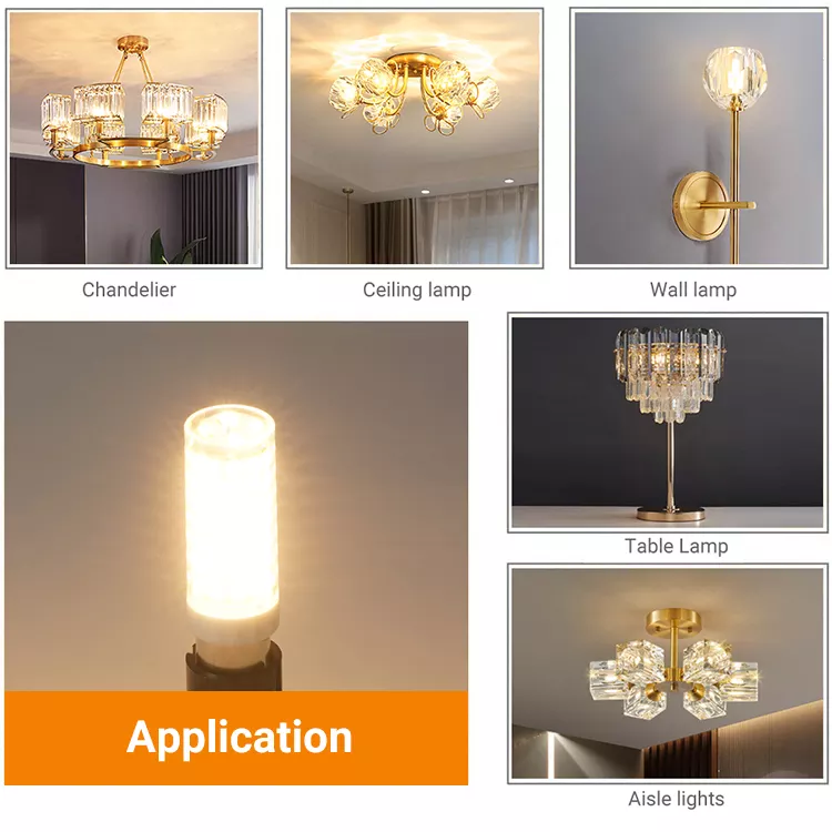 Popular Ba15d Led Ac120v 6w 600lm No flicker  mini bulb for indoor lighting such as dining chandeliers