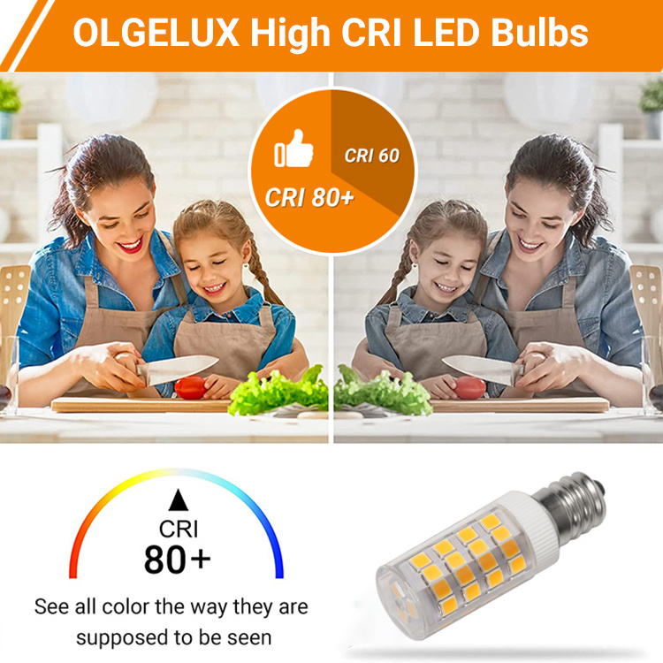 LED E12 Light Bulb 40W Equivalent 2700K Warm White E12 Bulb LED Candelabra Bulb