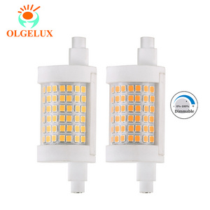 High Brightness SMD 2835 12.5W R7s LED Bulb 360Degree Corn Lamp for Flood Housing 78MM