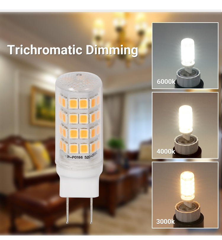 G8 No Flicker LED Bulbs 4W 450LM China Factory Ceramic+PC Corn Light Product Genre LED