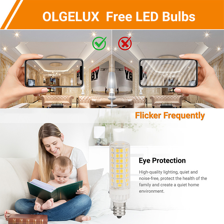 Super Bright E12 Energy Saving 8w 1058lm Light Indoor Chandelier Use Corn Bulbs Corn Led Lamp Lighting Bulb