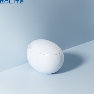 2023 Hot Sale European Fully Automatic Bidet Water Closet Save Space  Egg-Shaped Floor Mount Egg Shape Smart Toilet