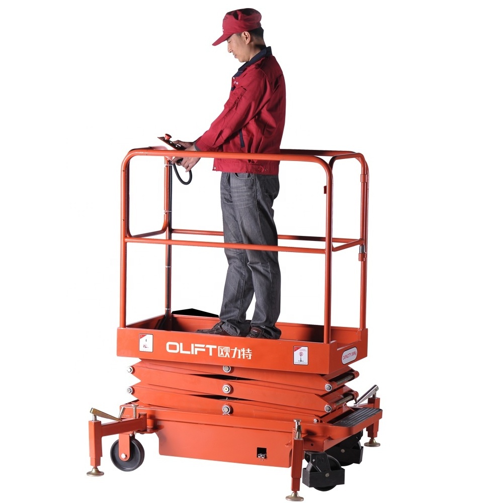 Hot Sale Scissor Lift Platform Olift Semi Electric Hydraulic Scissor Lift Mini Scissor Lift for Sale