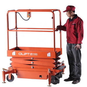 Hot Sale Scissor Lift Platform Olift Semi Electric Hydraulic Scissor Lift Mini Scissor Lift for Sale