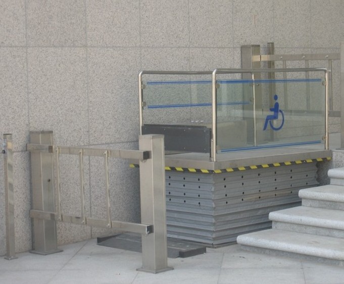 Outdoor/Indoor hydraulic wheelchair Lifts  lifting platform  for disabled