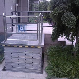 Outdoor/Indoor hydraulic wheelchair Lifts  lifting platform  for disabled