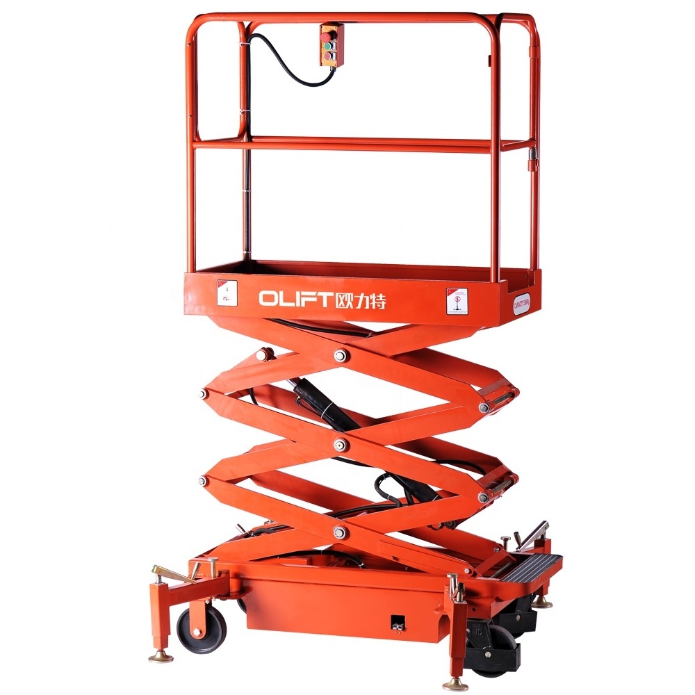 Hot Sale Scissor Lift Platform Olift Semi Electric Hydraulic Scissor Lift Mini Scissor Lift for Sale