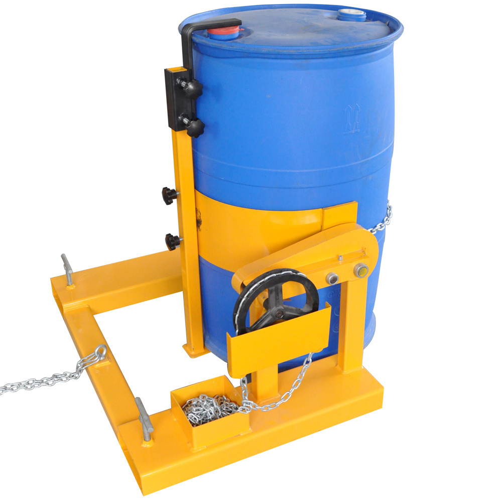 Forklift oil Drum Clamp forklift attachment for lifting drums