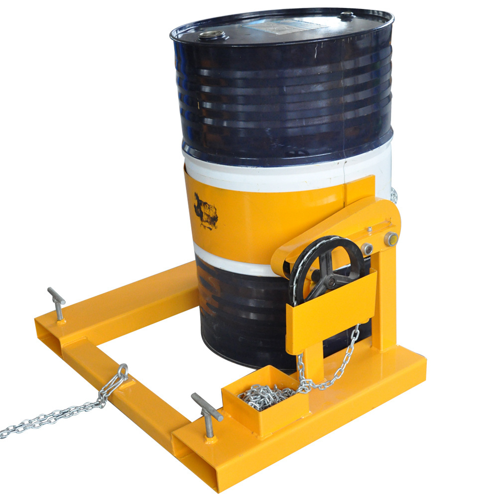 Forklift oil Drum Clamp forklift attachment for lifting drums