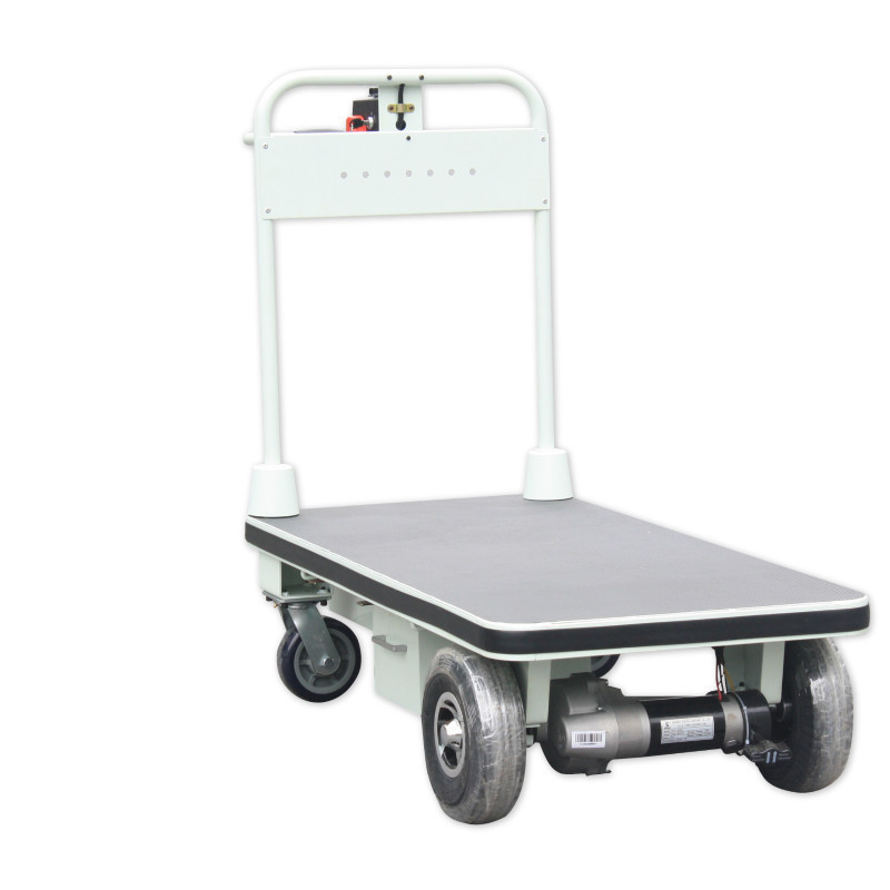 Electric Hand Cart Trolley With Big Wheels For Transportation  foldable trolley cart