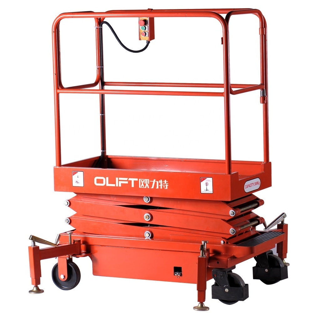 Hot Sale Scissor Lift Platform Olift Semi Electric Hydraulic Scissor Lift Mini Scissor Lift for Sale